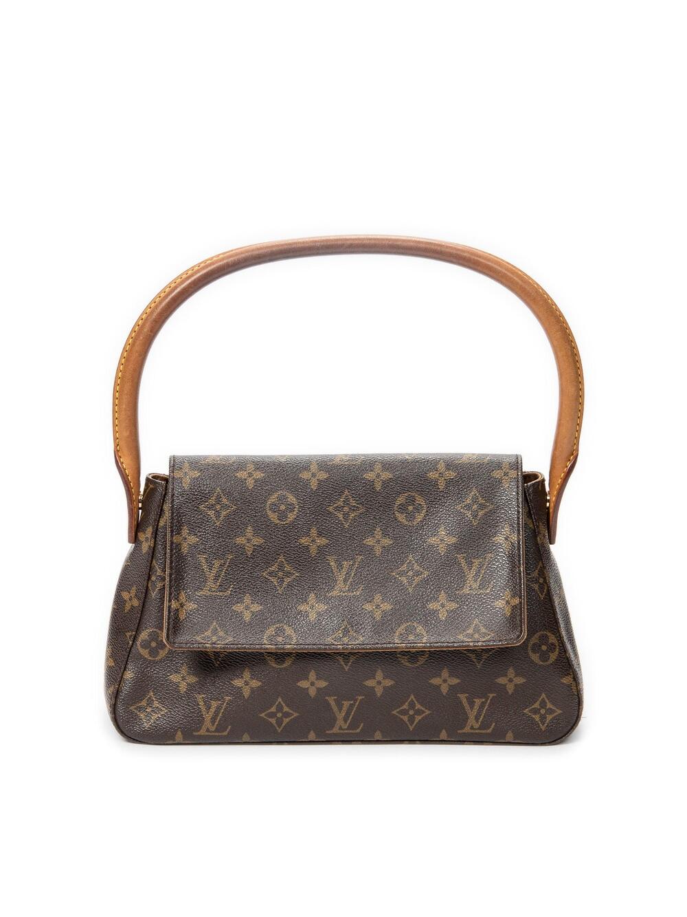 Louis Vuitton Looping Handbag Canvas #367353L11B